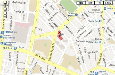 location of prc manila